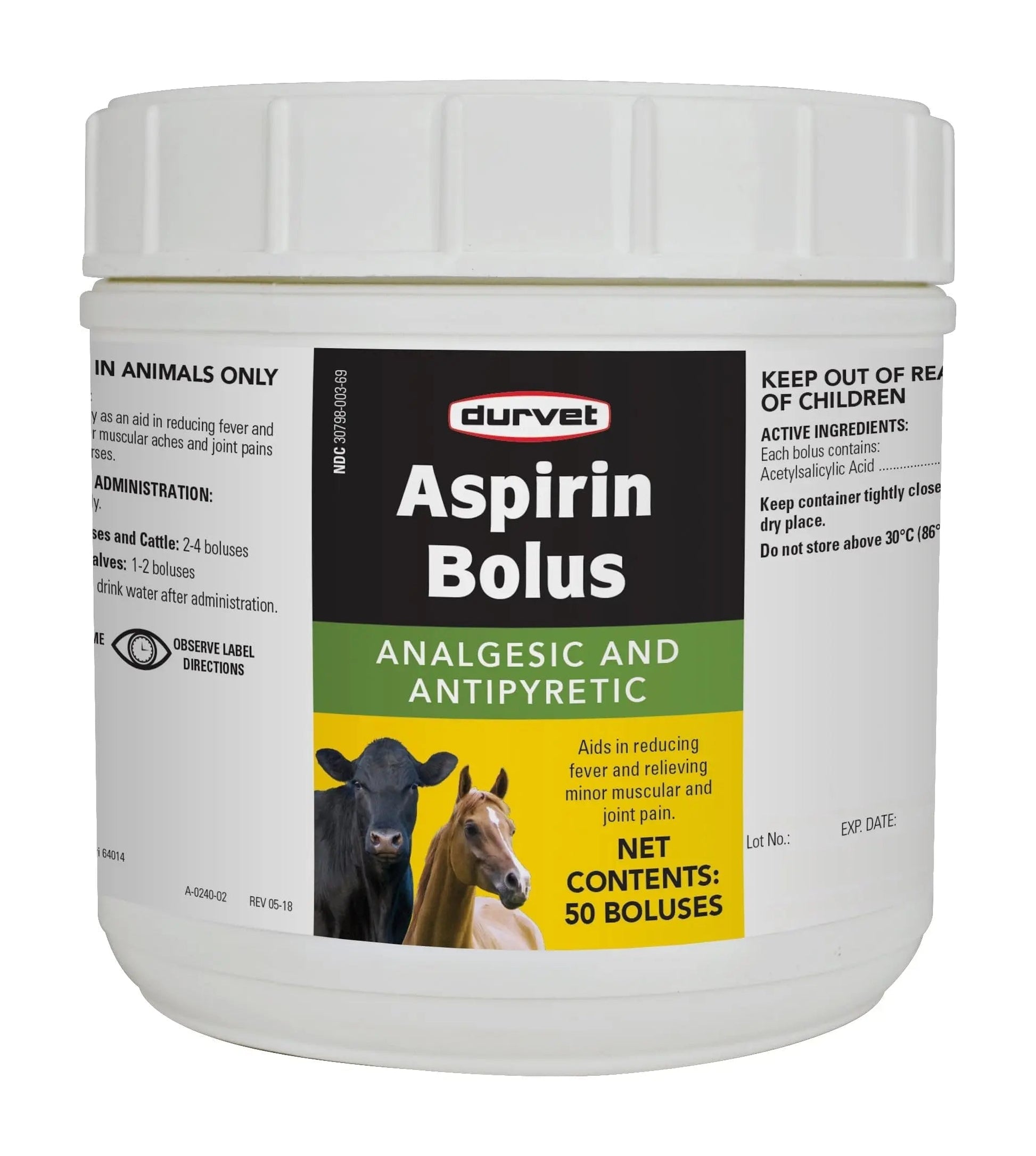 DURVET 054163 Aspirin Bolus Red.50Count Durvet buy australia supplements