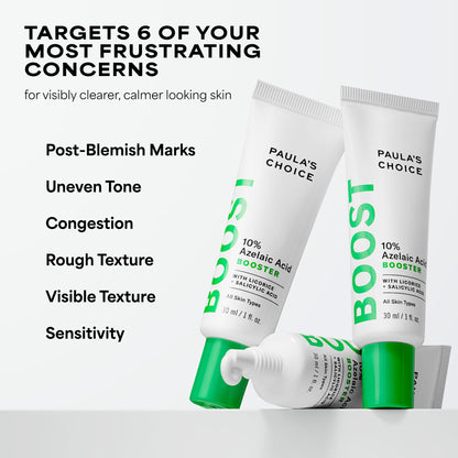 Paula's Choice BOOST 10% Azelaic Acid Booster Cream Gel, 1 Fl Oz Paula's Choice