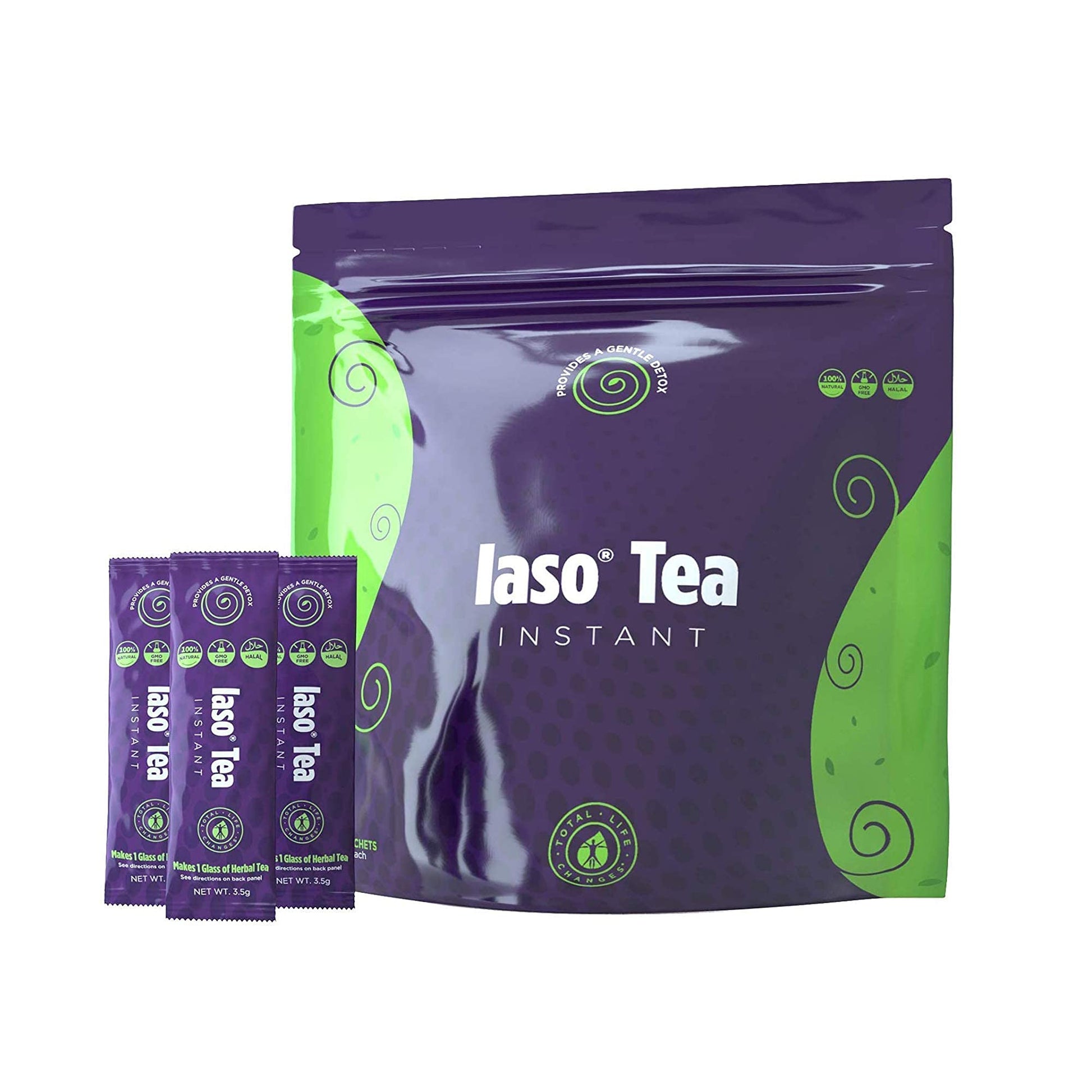 TLC Total Life Changes IASO Natural Detox Instant Herbal Tea - Expiration Date on the Top Total Life Changes buy australia supplements