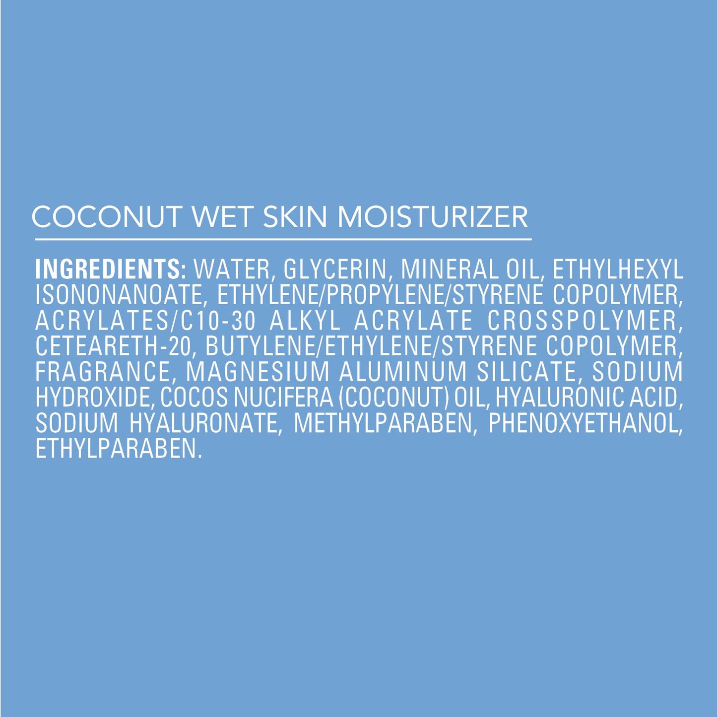 Jergens Wet Skin Body Lotion with Coconut Oil, In Shower Lotion for Dry Skin, Fast-Absorbing, Non-Sticky, Dermatologist Tested, 10 Ounce Jergens