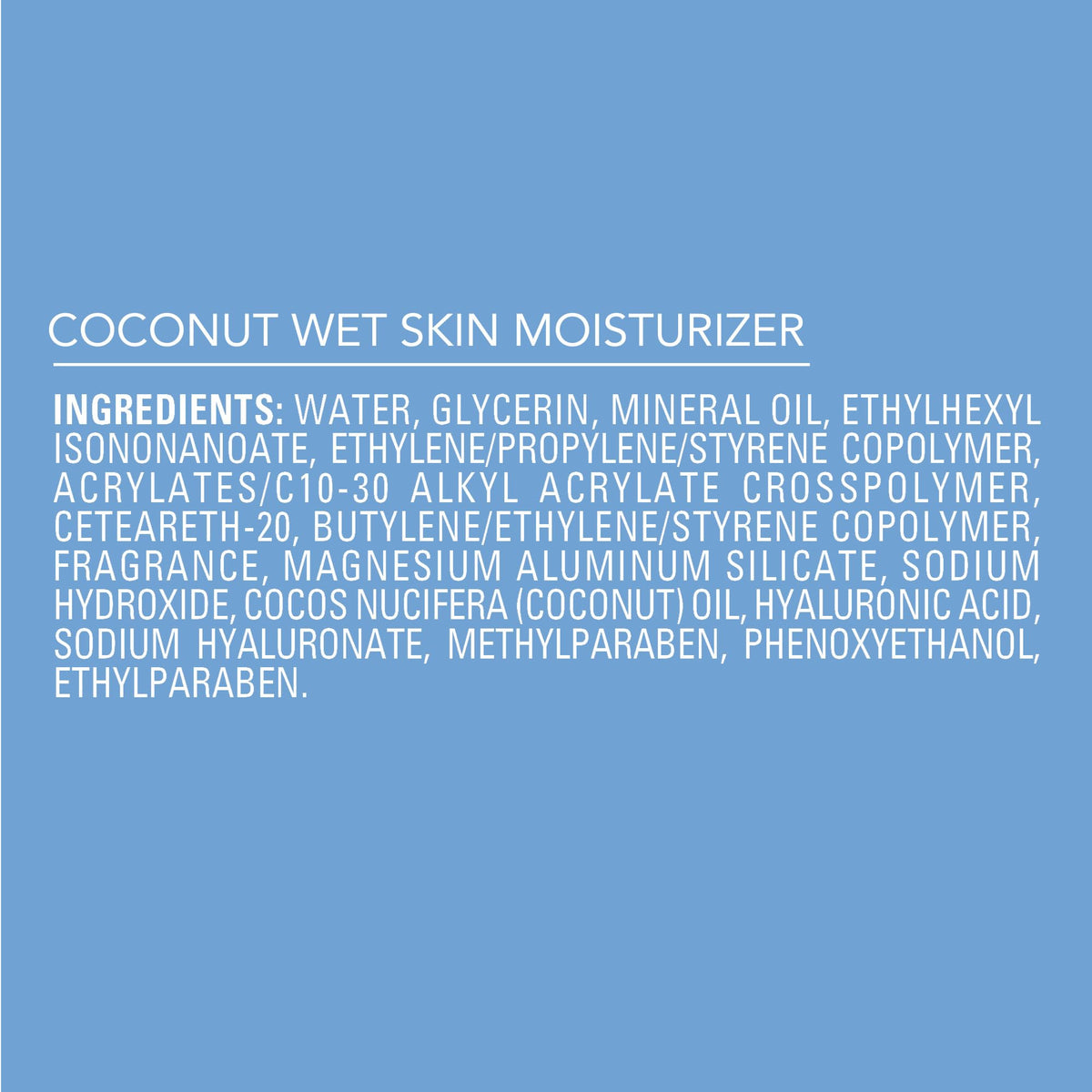 Jergens Wet Skin Body Lotion with Coconut Oil, In Shower Lotion for Dry Skin, Fast-Absorbing, Non-Sticky, Dermatologist Tested, 10 Ounce Jergens