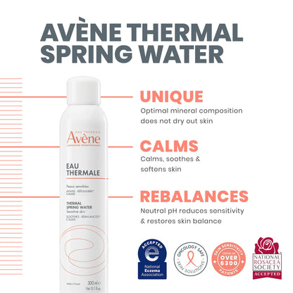 Avène Thermal Spring Water, Soothing Face Mist Spray, 10.16 oz Eau Thermale Avène