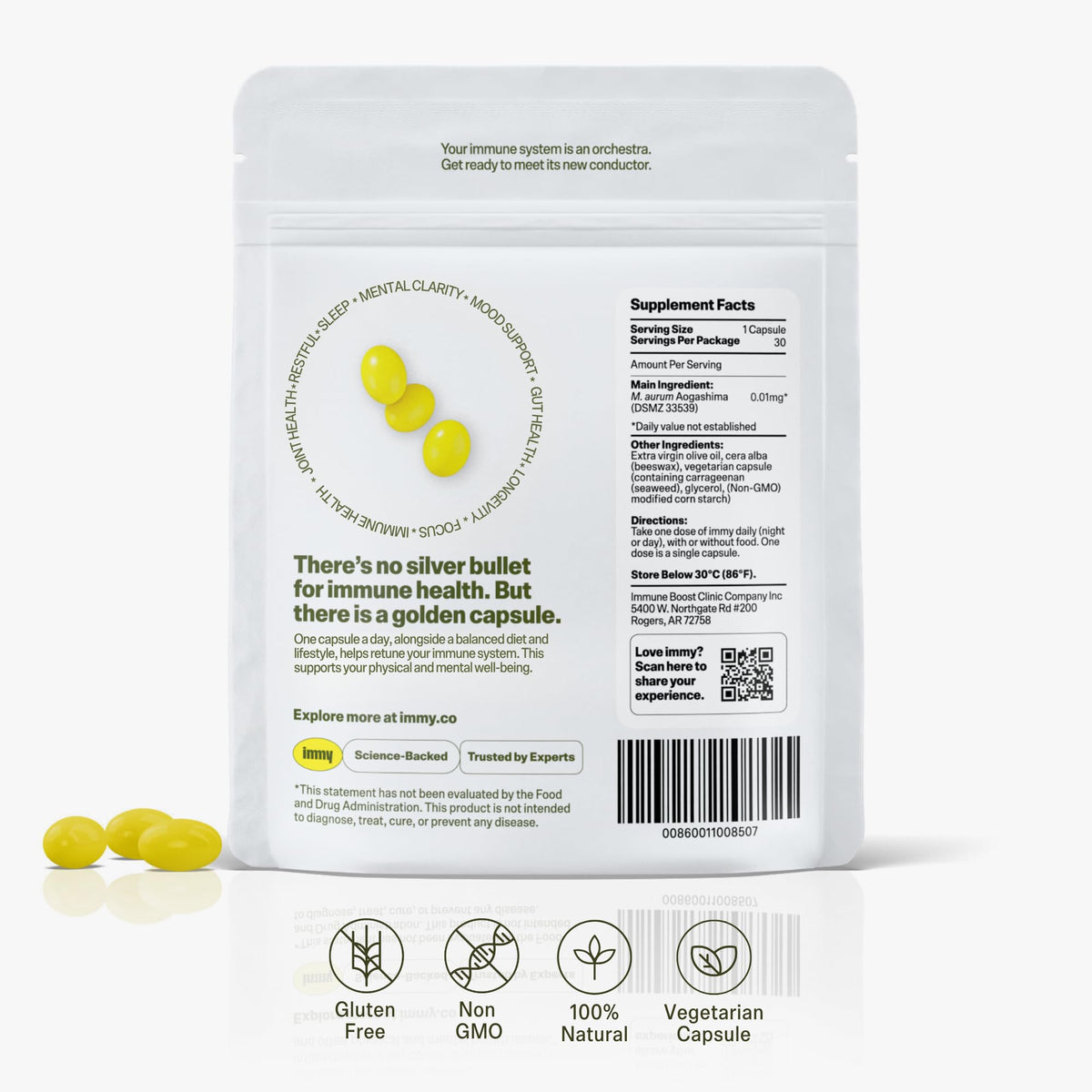 IMMY Doctor-Developed Inflammation Support - 90 Capsules - Supports Healthy Inflammatory Response & Immune Resilience IMMY
