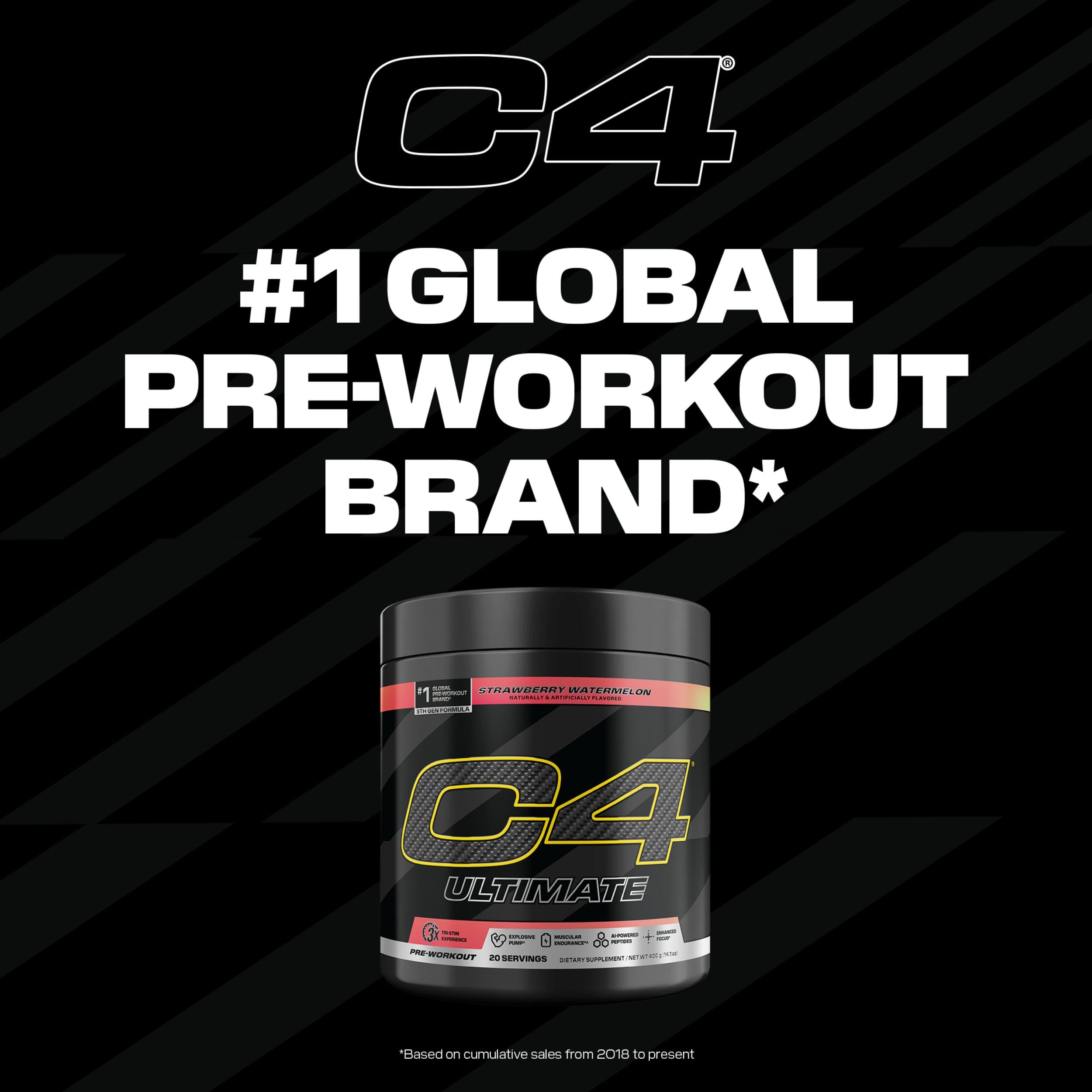 C4 Ultimate Pre Workout Powder Watermelon - Sugar Free Preworkout Energy Supplement for Men & Women - 300mg Caffeine + 3.2g Beta Alanine C4 buy australia supplements