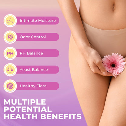 BAKAKOUL Feminine Probiotics Gummies for Women, Vaginal Probiotics with Slippery Elm,Prebiotics & Probiotics Supports pH Balance,Immune Health, Vegan BAKAKOUL