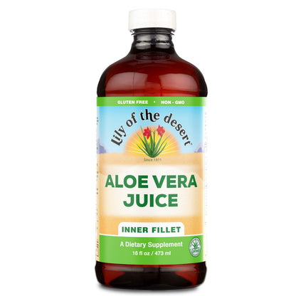Lily of the Desert Organic Aloe Vera Juice – Inner Fillet, 16 fl oz Lily Of The Desert