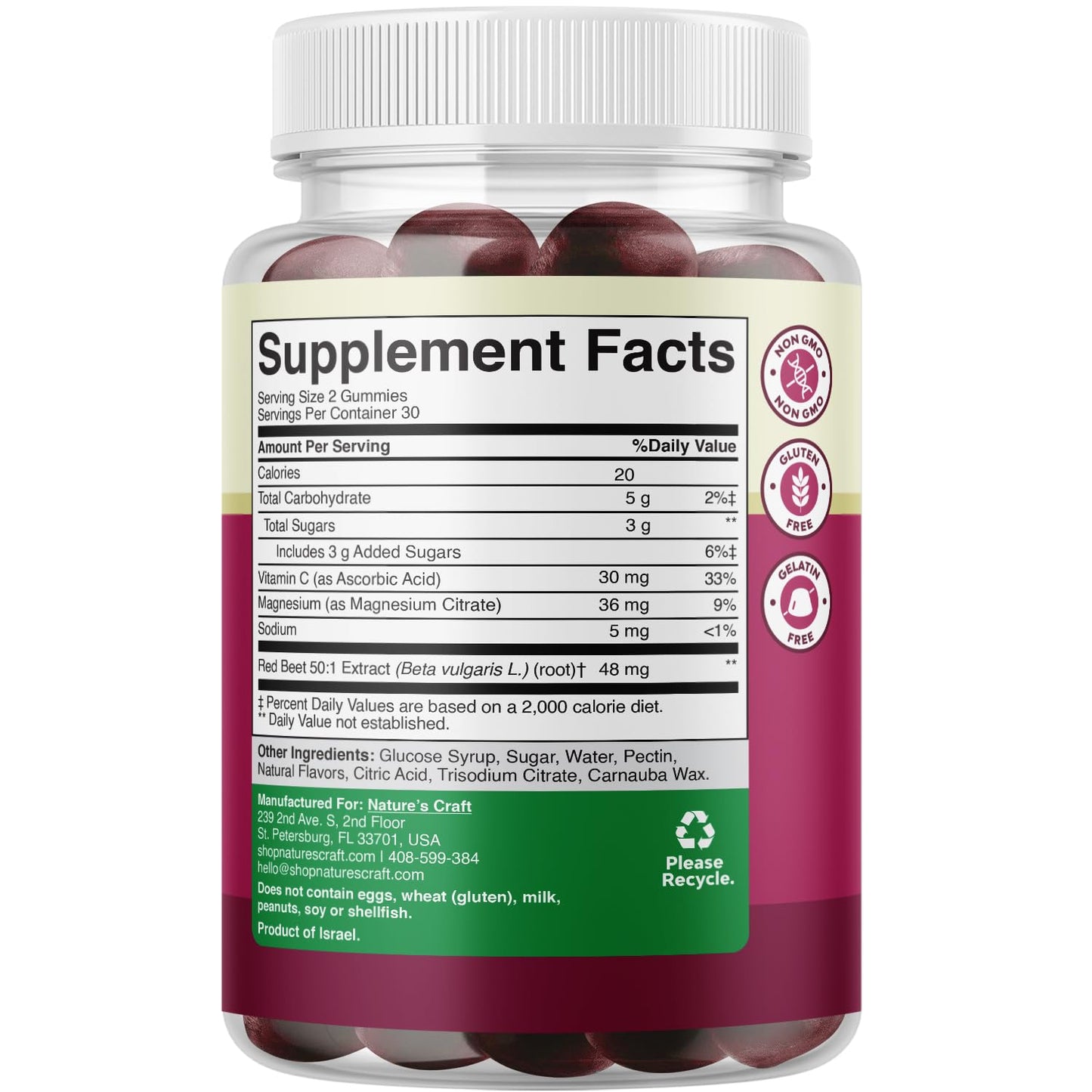 Flow Boosting Beet Root Gummies - Invigorating Beet Gummies for Adults Nitric Oxide Energy & Heart Health Support with Grapeseed Pomegranate & Vitamin B12 - Vegan Non-GMO & Gluten Free - 60 Count Gsupps Australia