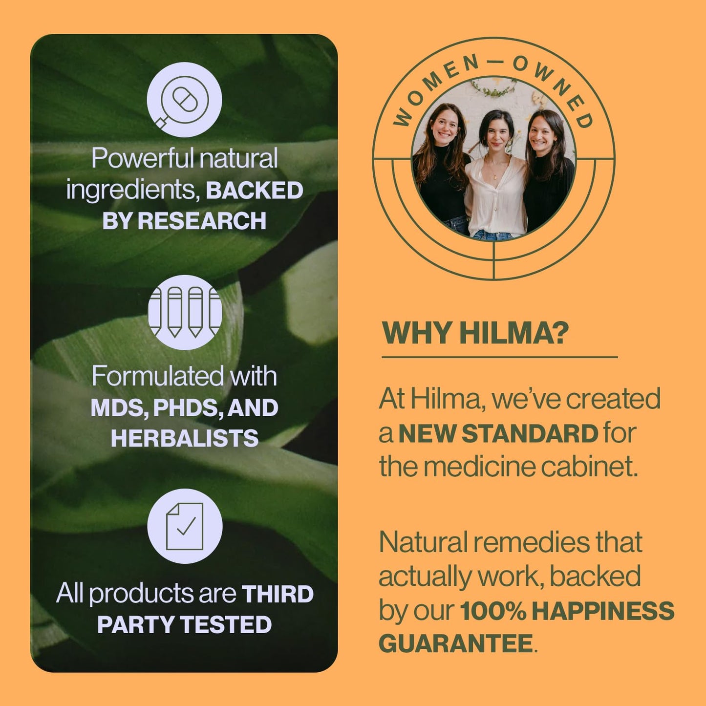 Hilma Digestive Enzymes for Women, Bloating Relief with Turmeric, Dandelion Root and Gluten Digestive Enzymes, Natural Gluten Hilma