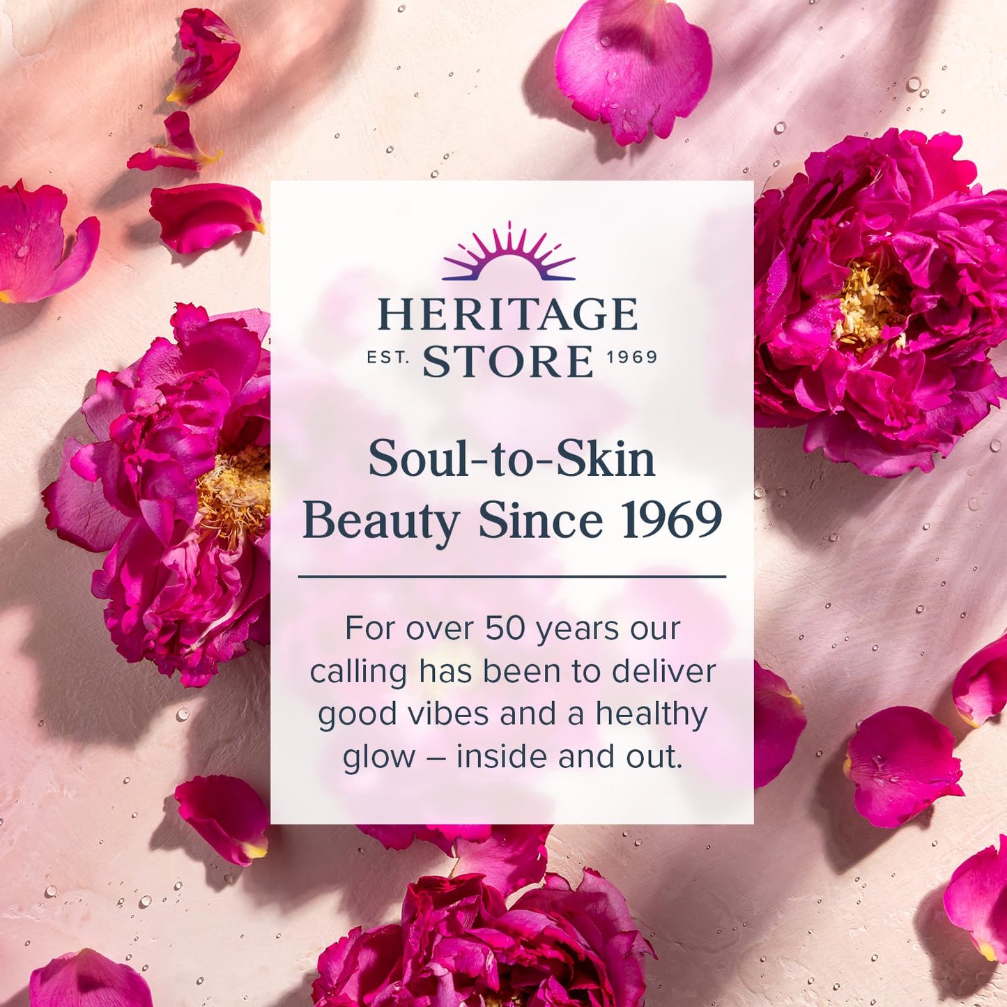 HERITAGE STORE Rosewater & Glycerin Hydrating Facial Mist - Dry Combination Skin Care HERITAGE STORE