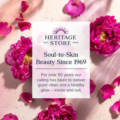 HERITAGE STORE Rosewater & Glycerin Hydrating Facial Mist - Dry Combination Skin Care HERITAGE STORE