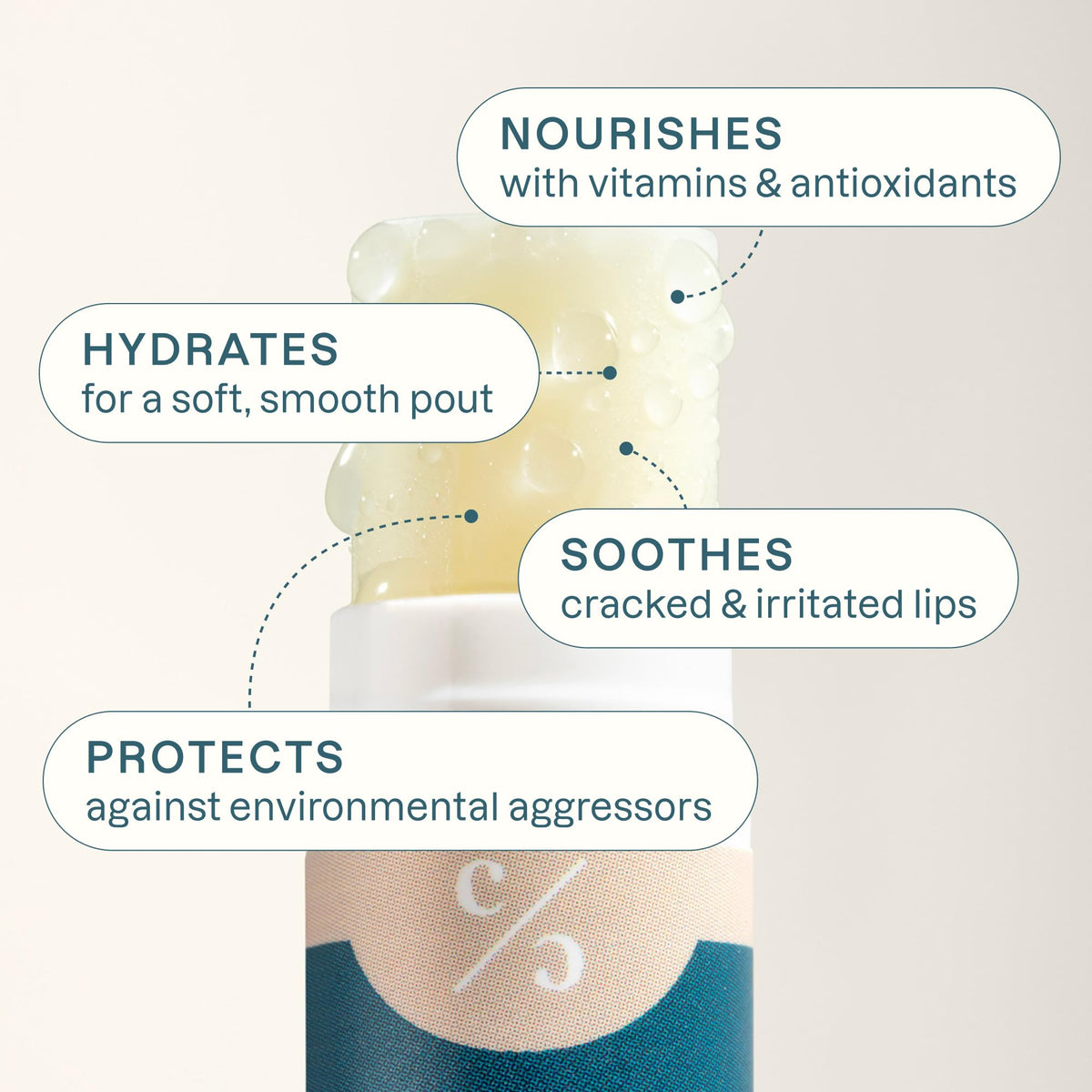 Cliganic Organic Lip Balm Set, 6 Flavors, 100% Natural for Dry Cracked Lips Cliganic