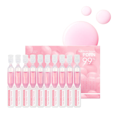 medicube Salmon DNA PDRN Pink One Day Serum | 99% Salmon DNA PDRN Intensive Ampoule, Collagen, Glutathione medicube