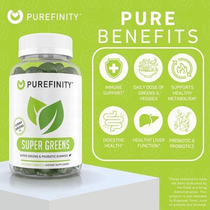 PUREFINITY Collagen Capsules + Super Greens Gummies Bundle