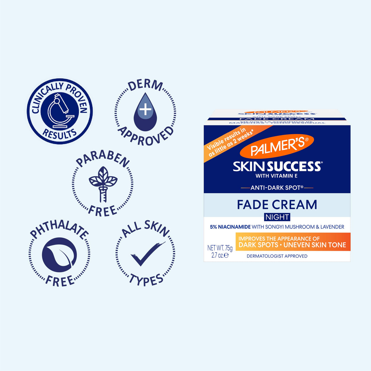 Palmer's Skin Success Anti-Dark Spot Nighttime Fade Cream (2.7 Oz) Palmer's