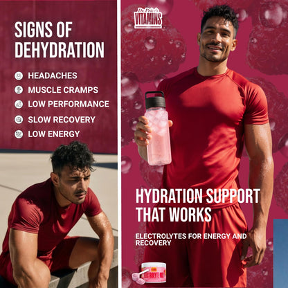 Dr. Price’s Electrolytes Powder Bulk – Raspberry, 90 Servings | Sugar Free Hydration Drink Mix with 72+ Trace Minerals, Manganese | Keto Electrolytes Dr. Price's Vitamins