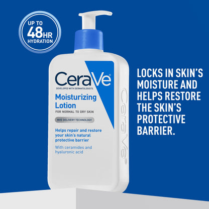 CeraVe Daily Moisturizing Lotion, Face and Body Lotion, Skin care, 19oz CeraVe