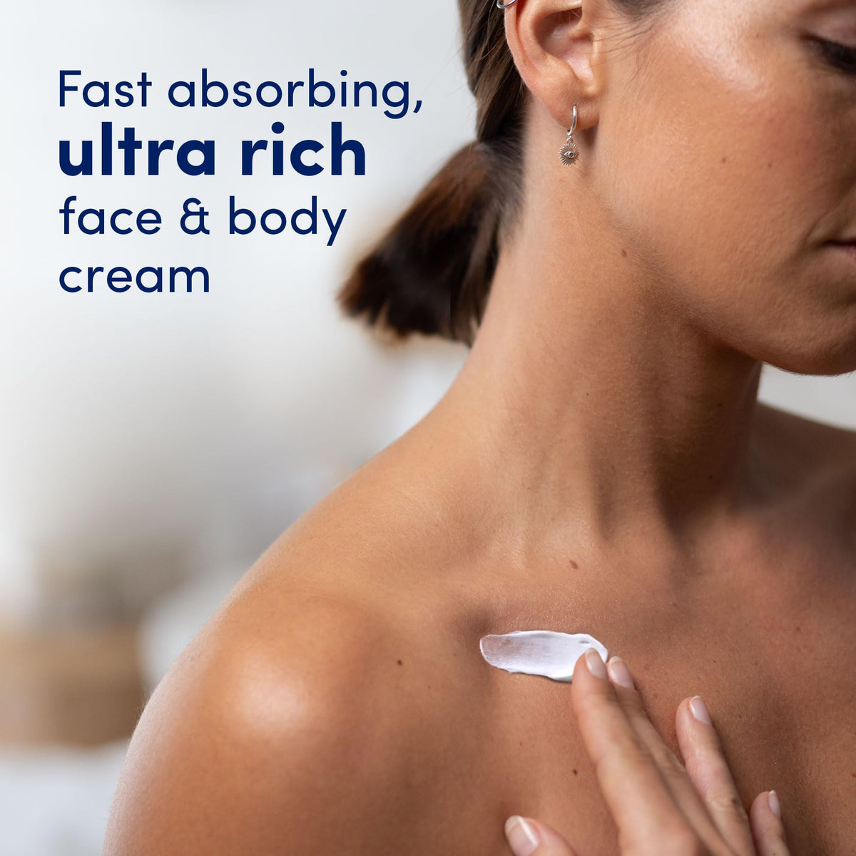 Dove Nourishing Body Care, Face, Hand, and Body Rich Nourishment Cream for Extra Dry Skin with 48-Hour Moisturization, 4-Pack, 2.53 Oz Each Jar Dove