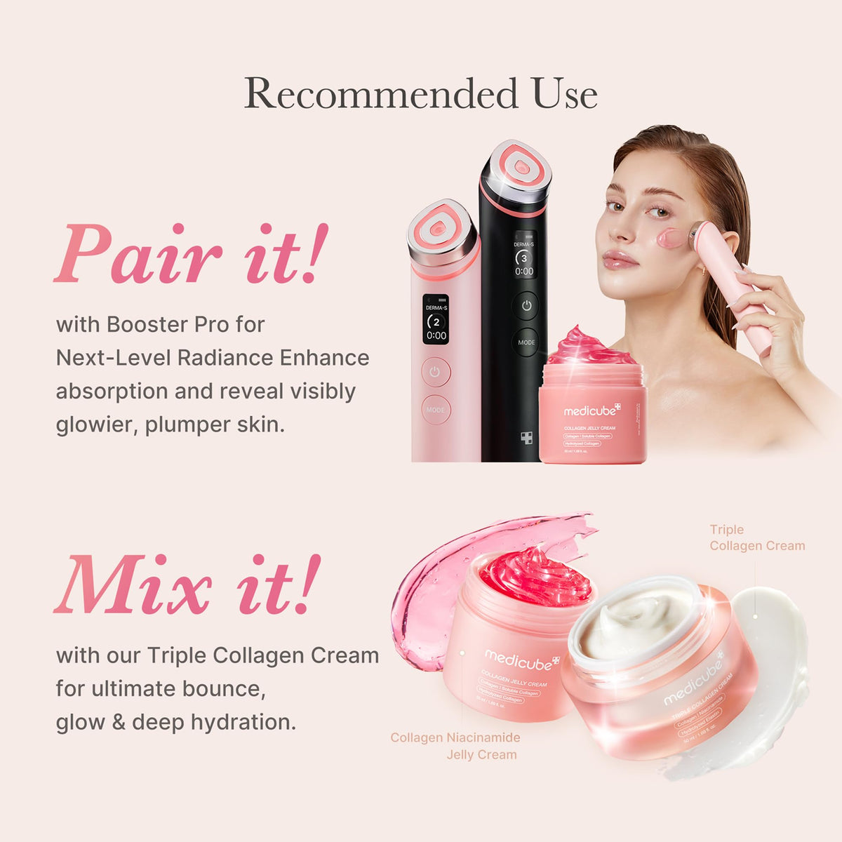 medicube Jelly Cream with Collagen & Niacinamide, 3.71 fl.oz medicube