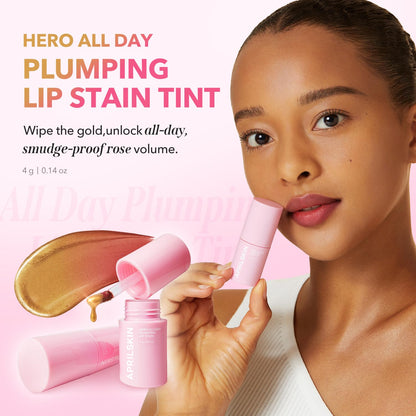 APRILSKIN Hero All Day Plumping Lip Stain Rose pink APRILSKIN