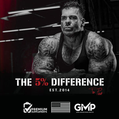 5% Nutrition Rich Piana Probio-75 Billion CFUs | Vegan, 14 Unique Strains 5% Nutrition