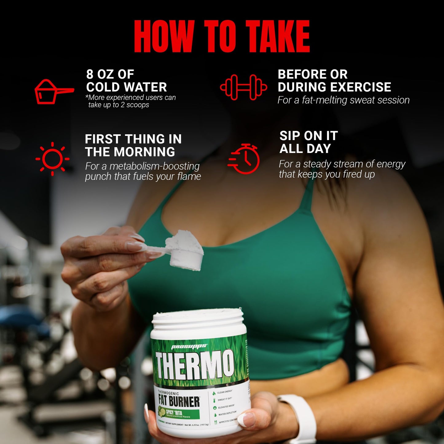 ProSupps Thermogenic Fat Burner Powder, Molten Mango - Weight Loss & Metabolism Booster Pre Workout Supplement for Women & Men - Supports Appetite Control & Boosts Energy - Gluten-Free - 25 Servings
