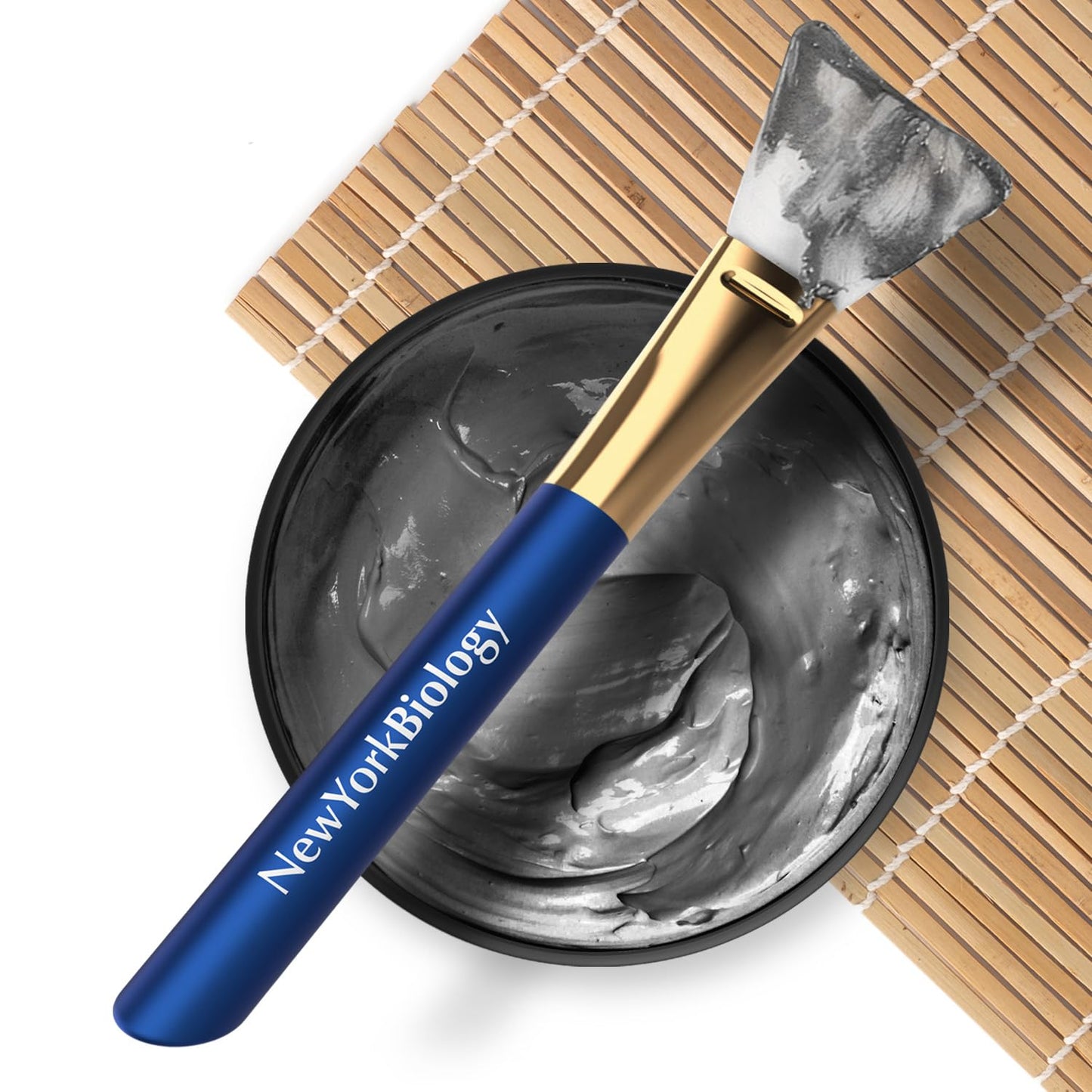 New York Biology Dead Sea Mud Mask for Face & Body | with Stem Cell and Collagen | Face Mask, Brush Applicator, Towel | Spa Quality Pore Refiner for Oily Skin NEW YORK BIOLOGY THE ULTIMATE COSMECEUTICALS