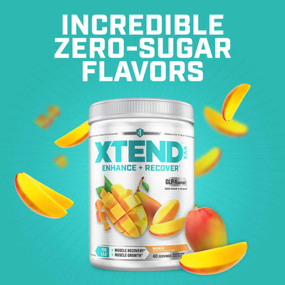 Xtend EAA + BCAA Powder for Muscle Recovery & Lean Muscle Growth, 9 Essential Amino Acids for Intra Workout or Post Workout Recovery Xtend