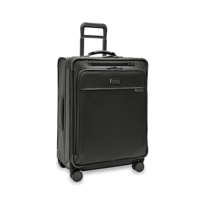 Briggs & Riley Essential 22" Carry On Expandable Spinner - Luggage for Travel, Suitcases with Wheels, Softside Rolling Bag for Men & Women, Self-Repairing Zipper - Baseline Collection, Black Gsupps Australia