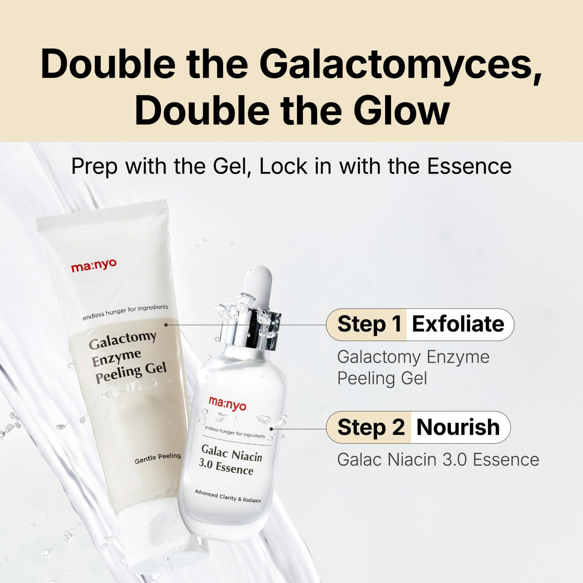 MANYO Galactomy Enzyme Peeling Gel, Gentle Face Exfoliator, 2.5 fl oz ma:nyo