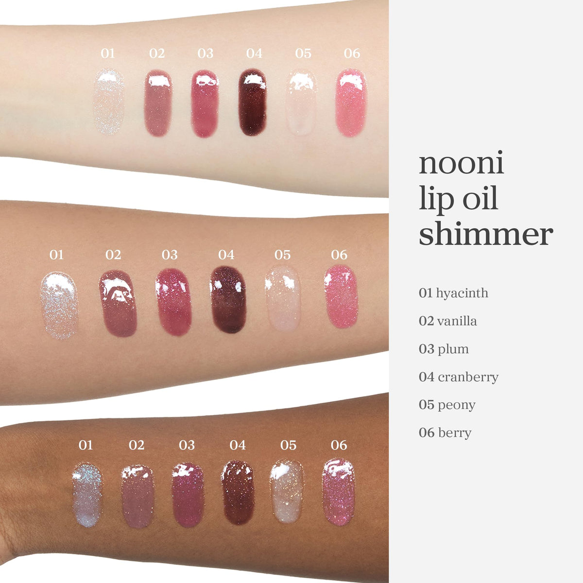 NOONI Korean Lip Oil - Applepeony - pH Color-Changing Plumping Lip Gloss NOONI