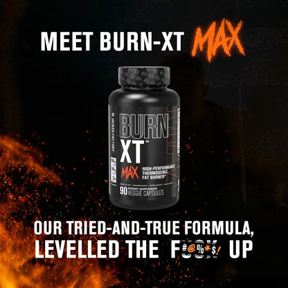 Jacked Factory Burn-XT Max - High-Performance Thermogenic Fat Burner & Appetite Suppressant for Weight Loss w/PurCaf Organic Caffeine, MitoBurn, Green Tea Jacked Factory
