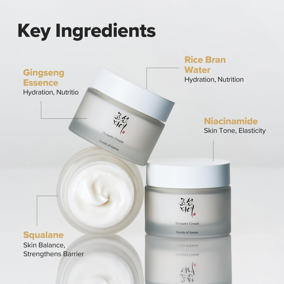 Beauty of Joseon Dynasty Cream Hydrating Face Moisturizer for Dry, Sensitive Skin, Korean Skincare for Men and Women 50ml, 1.69 fl.oz. Beauty of Joseon