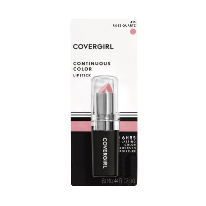 COVERGIRL Continuous Color Lipstick Rose Quartz 415, .13 oz (packaging may vary) COVERGIRL