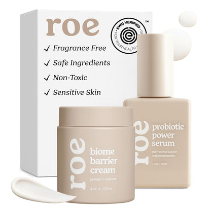 Roe Wellness- Baby Cream Lotion Ointment EWG Verified Non-Toxic Ingredients | Full Body Biome Barrier | Dry Skin, Itch Relief, Moisturizing, All Over Ointment | Toddlers & Kids