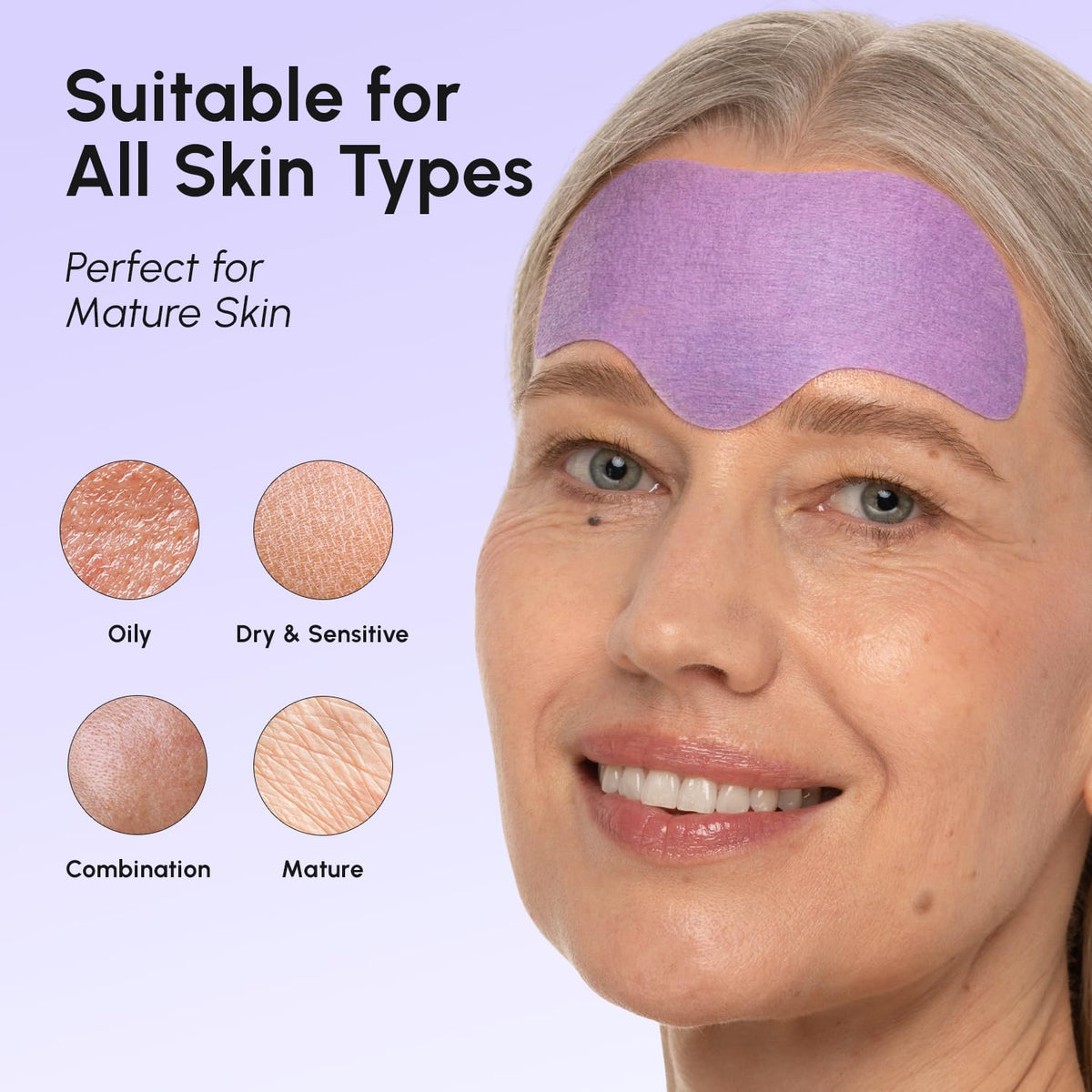 MAREE Forehead Wrinkle Patches – Collagen Wrinkle Patches with Retinol & Hyaluronic Acid for Face Lift – Fine Lines Deep Forehead Wrinkles Treatment Remover – Face Tape for Wrinkles Between Eyebrows MAREE