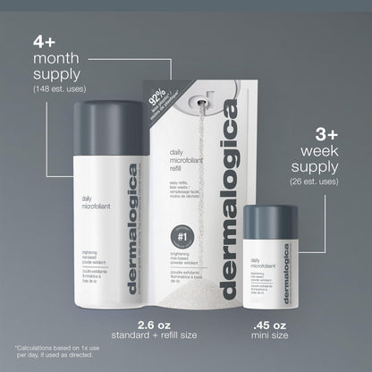 Dermalogica Daily Microfoliant, Brightening Face Exfoliator Powder, 0.45 oz Dermalogica