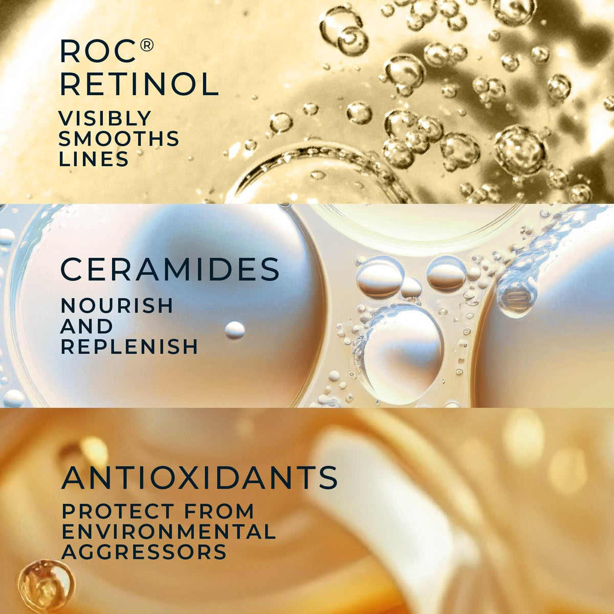 RoC Retinol Correxion Anti-Aging Wrinkle Night Serum Capsules, 30 count RoC