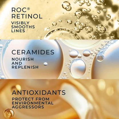 RoC Retinol Correxion Anti-Aging Wrinkle Night Serum Capsules, 30 count RoC