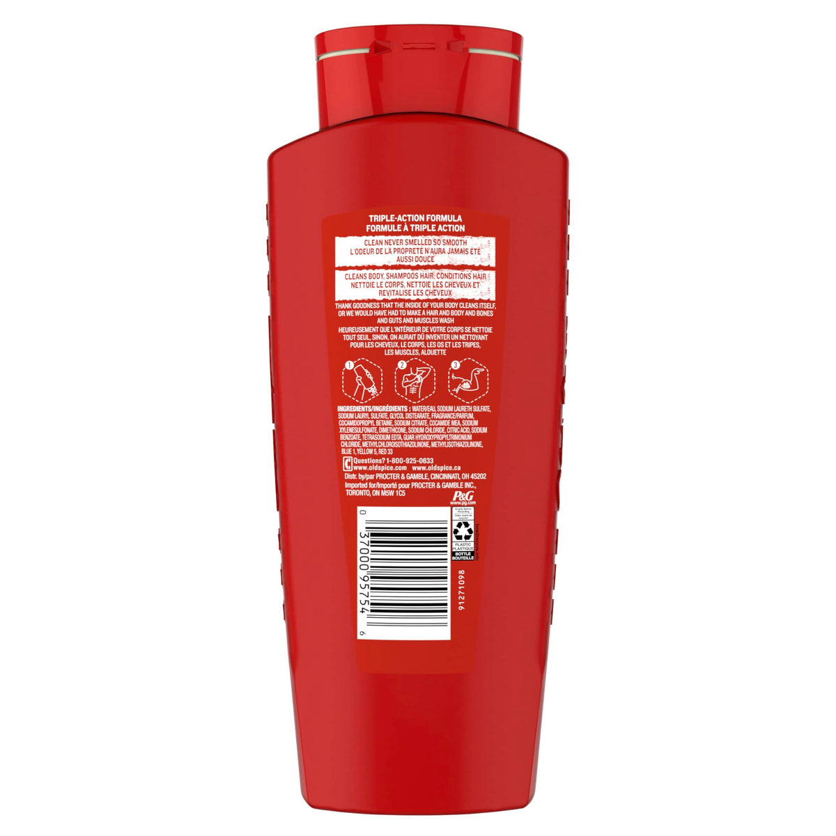 Old Spice Refreshing 2-in-1 Hair & Body Wash Conditioner for Men, High Endurance, 3X Defense, 24/7 Shower Fresh with Lasting Scent, Scented, 24 oz Old Spice