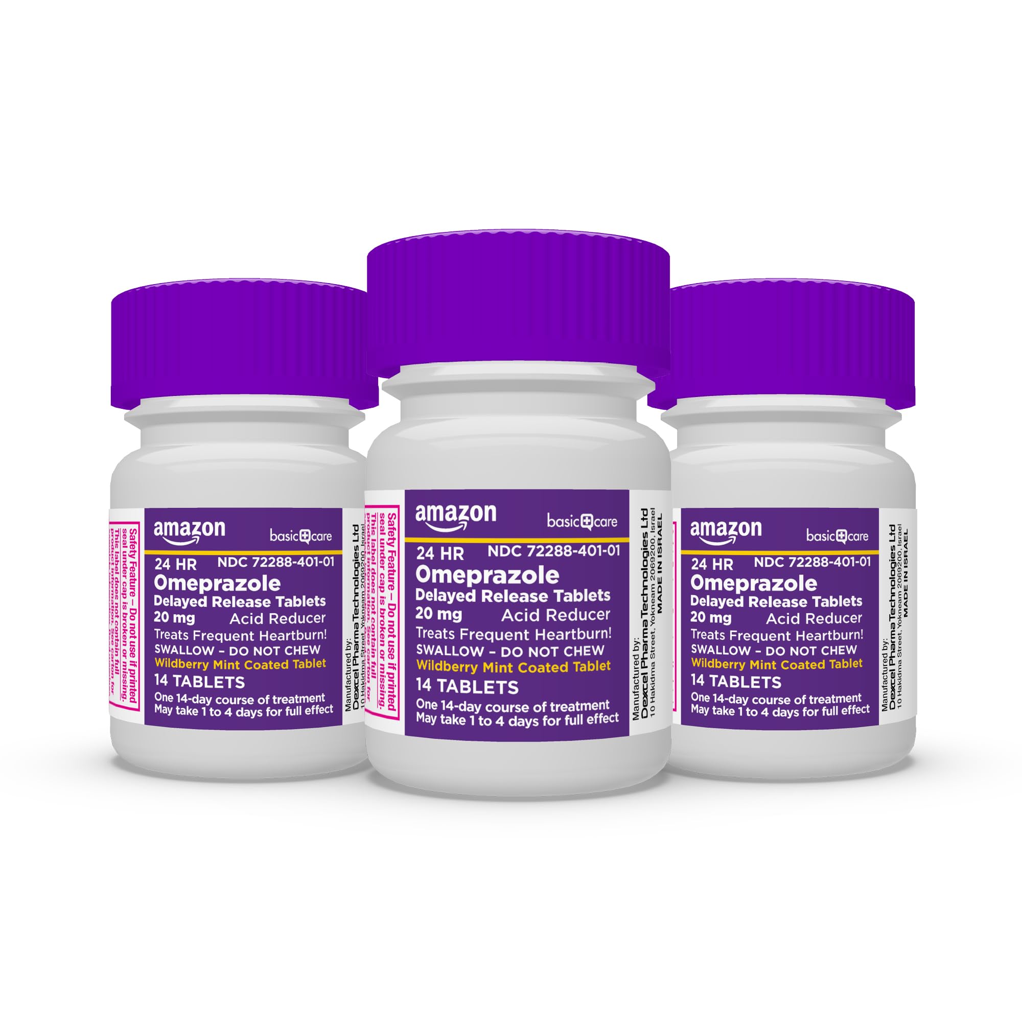 Amazon Basic Care Omeprazole Delayed Release Tablets 20 mg, Acid Reducer, Wildberry Mint Coated Tablet, Heartburn Medicine, 42 Count Amazon Basic Care buy australia supplements