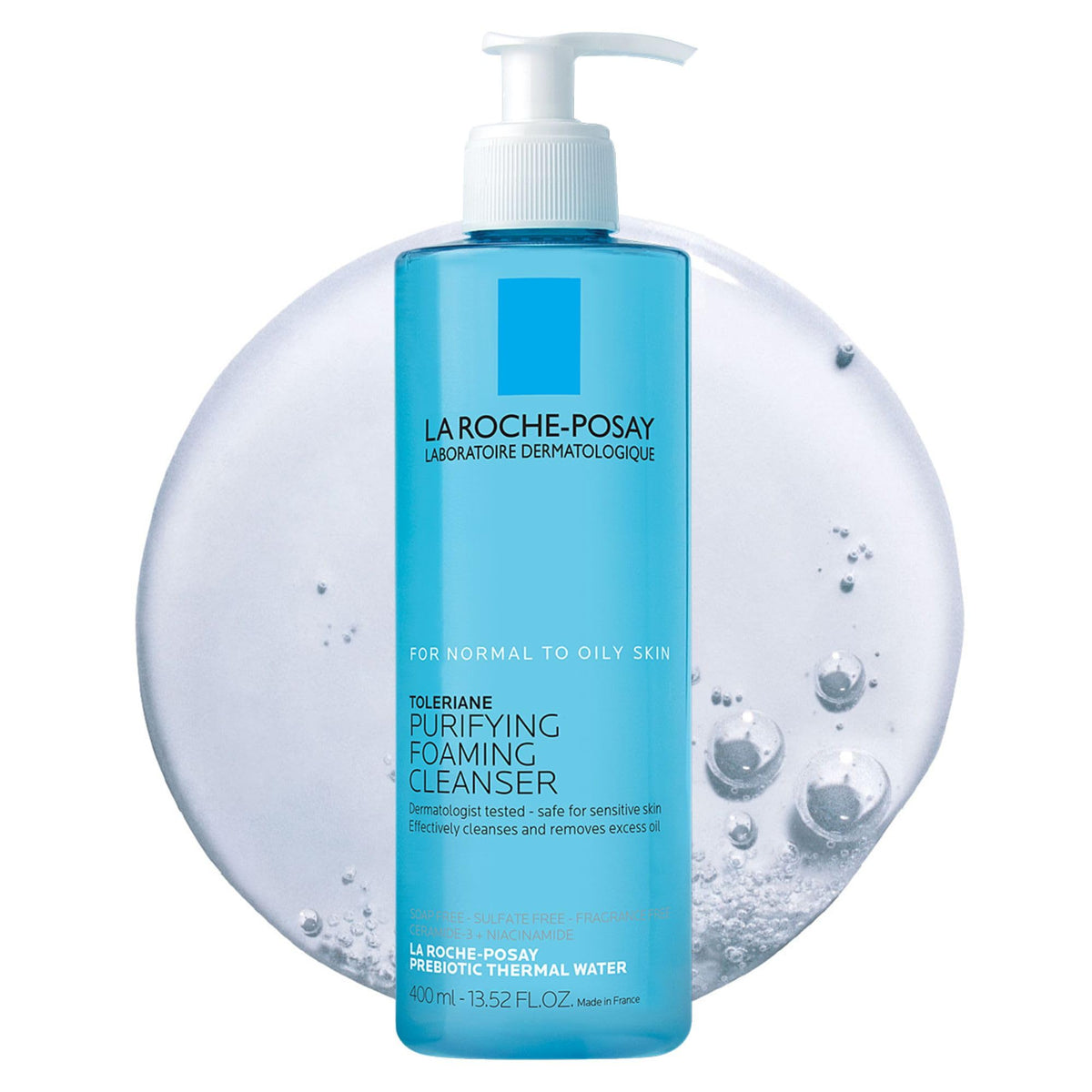 La Roche-Posay Toleriane Purifying Foaming Facial Cleanser, 13.52oz La Roche-Posay