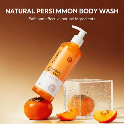 Persimmon Body Wash for Old People Smell, Natural Deodorant Bar Soap QualiLife