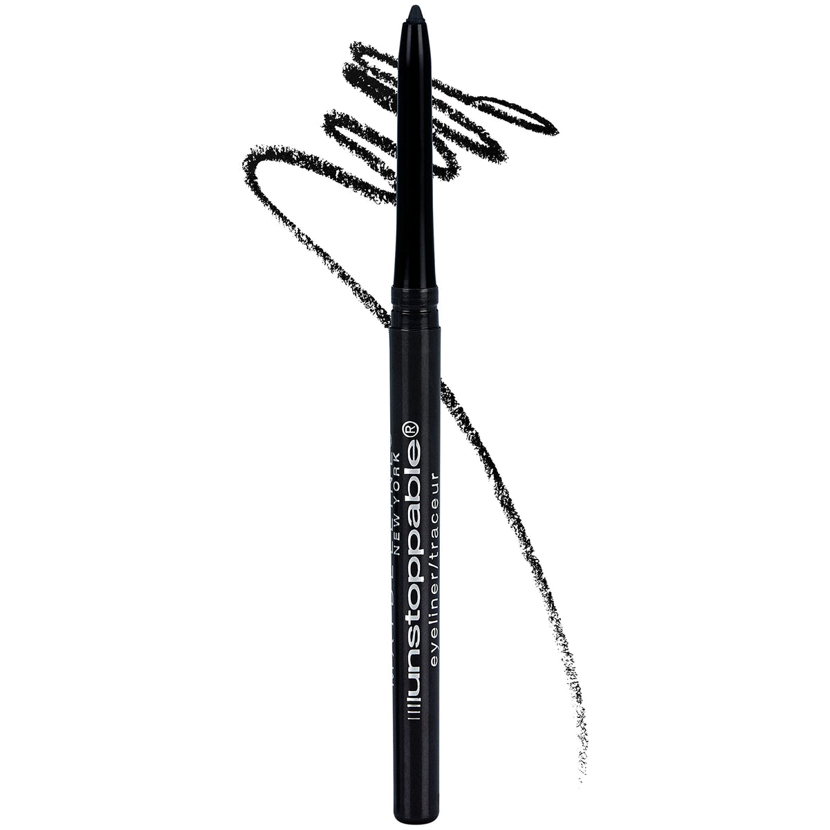 Maybelline Unstoppable Waterproof Mechanical Black Eyeliner Pencil, Easy to Apply, Smooth Glide, Up to 24 Hour Wear, Onyx MAYBELLINE