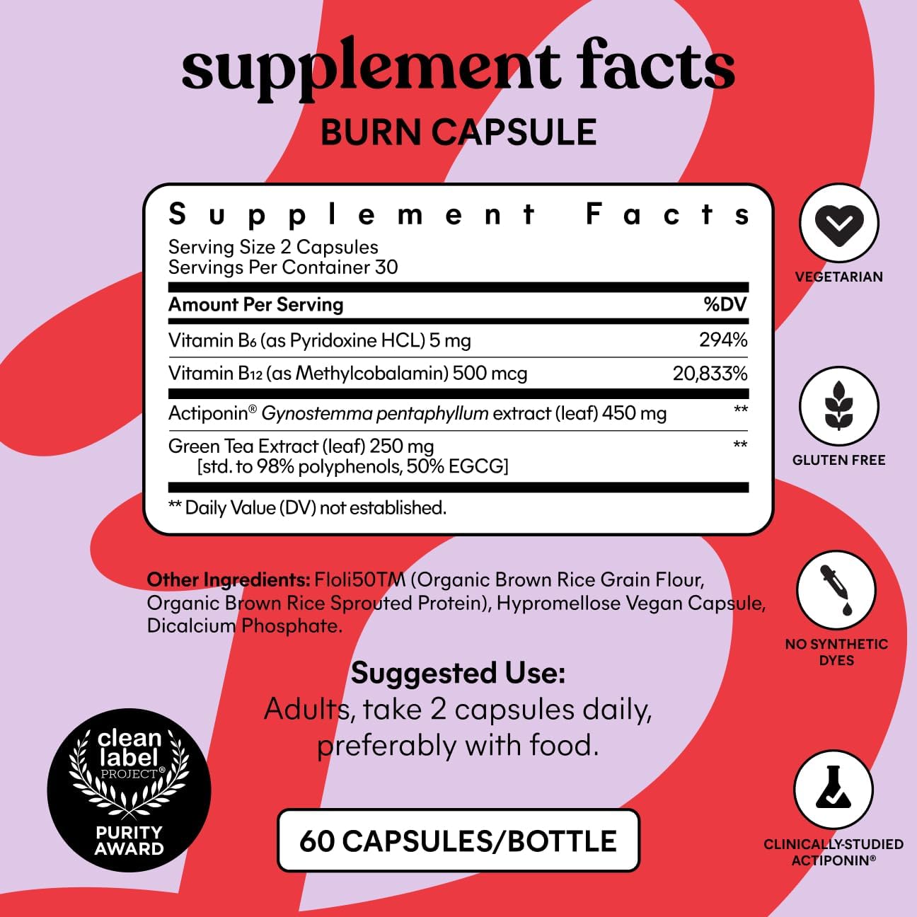 Lemme Daily Sculpt Bundle - Burn Capsules & Tone Gummies, Promote Lean Body Mass for Men & Women (60 ct Each)