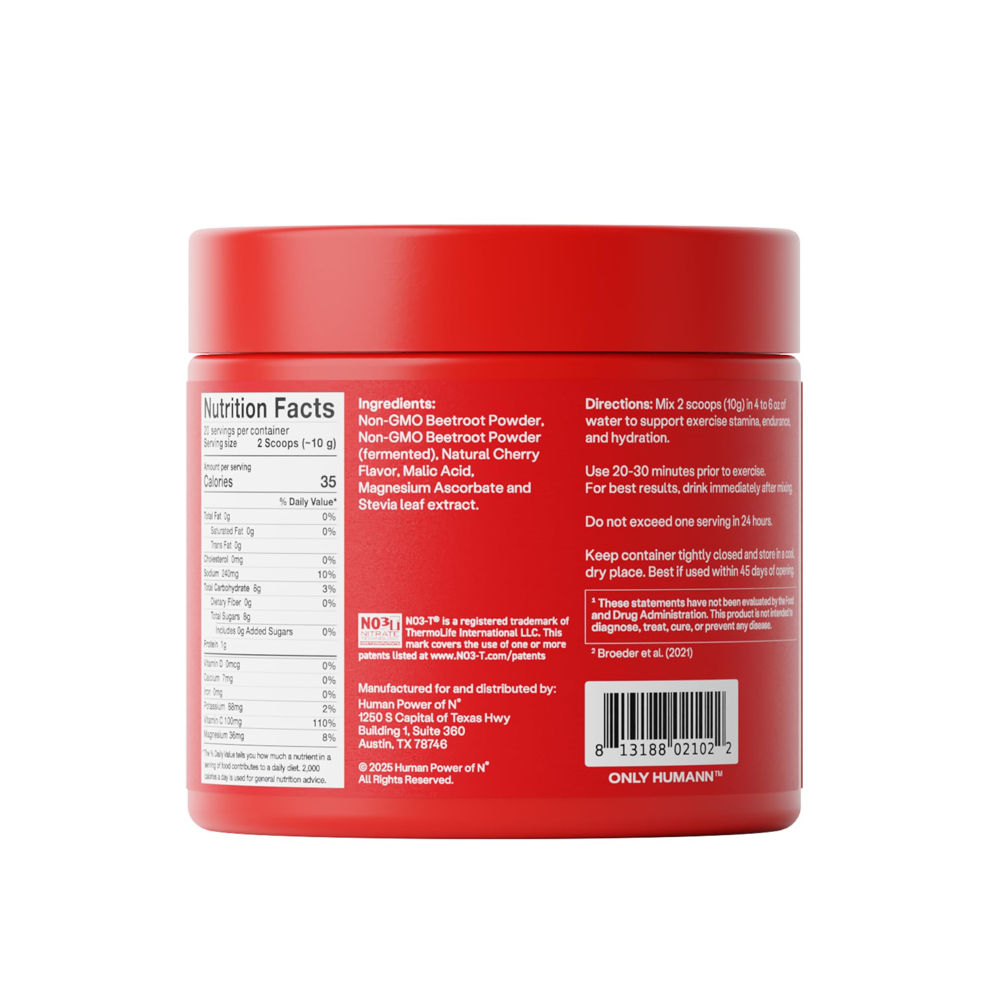 Humann SuperBeets Sport Endurance Pre Workout Powder, Nitric Oxide Supplement, NSF Certified, Stimulant & Caffeine Free, Made with Beet Root, Humann buy australia supplements