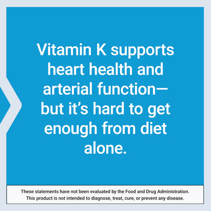 Life Extension Super K, Vitamin K Supplement, 2000 Mcg Vitamin K and 1180 Mcg Vitamin K2, Heart Health, Once-Daily, 90 Softgels Life Extension