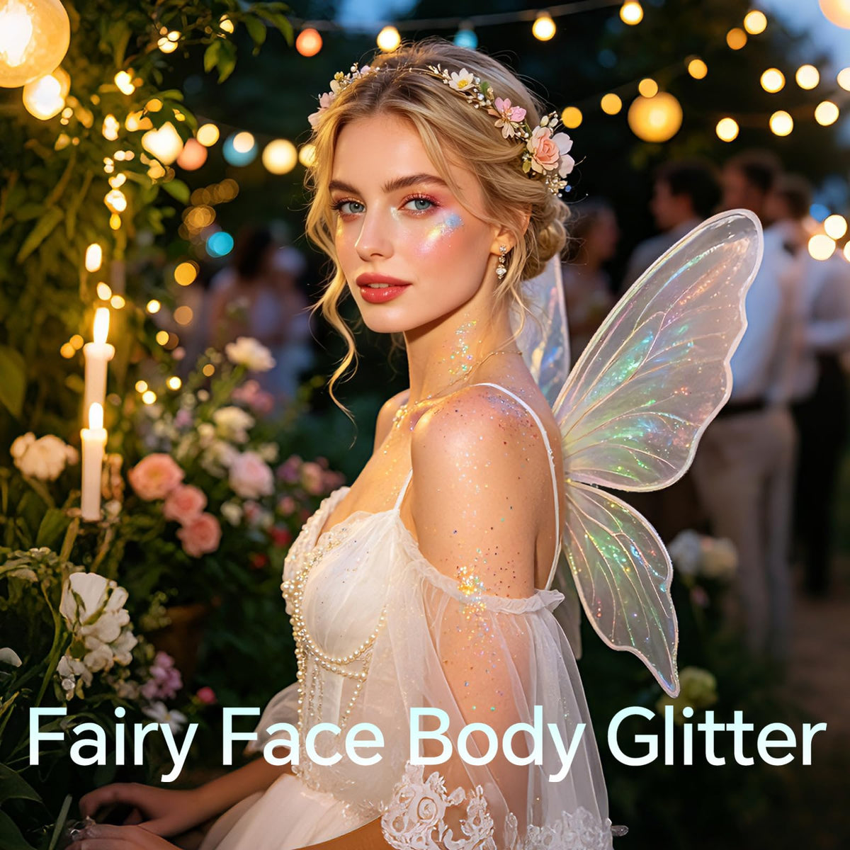 AROIC 6Pcs Body Glitter Stick, Sparkly Mermaid Face Glitter Makeup for Kids AROIC