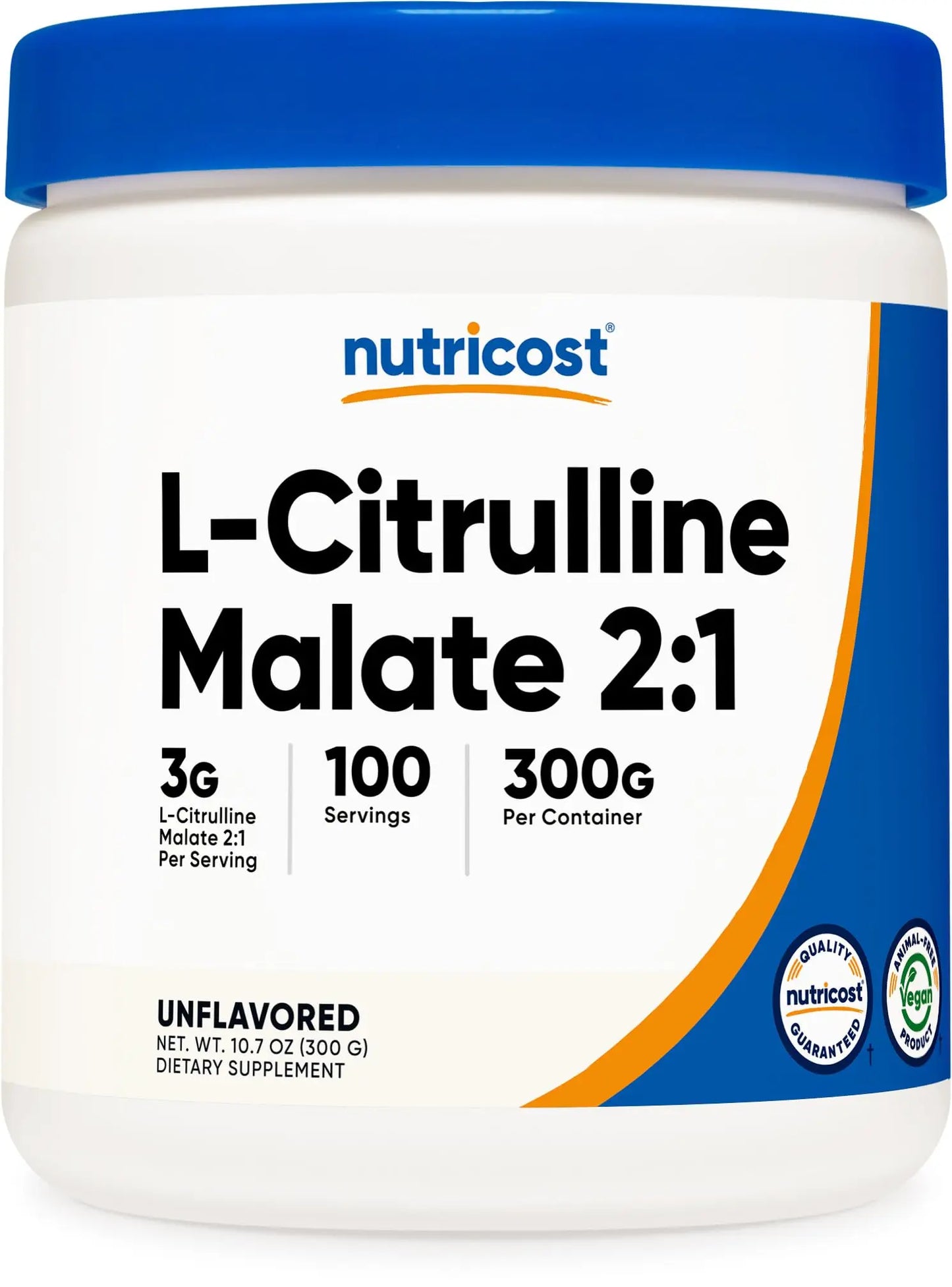 Nutricost L-Citrulline Malate (2:1) Powder (300 Grams) Nutricost