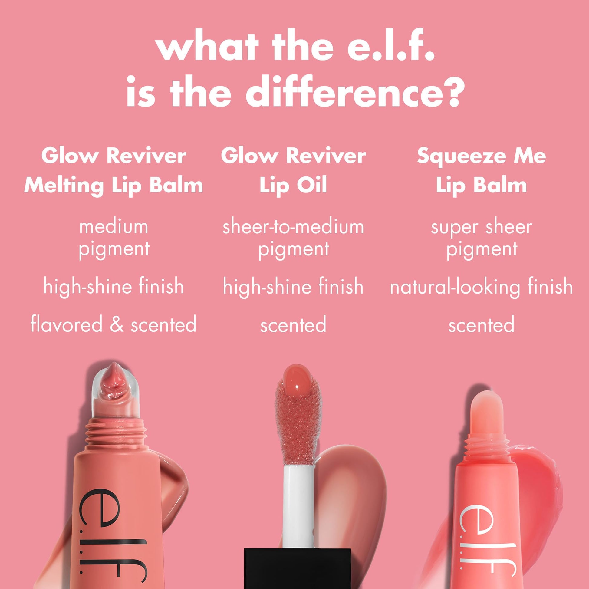 e.l.f. Glow Reviver Melting Lip Balm, Hydrating Tinted Lip Balm For A Glossy Finish & Soft, Supple Lips e.l.f.