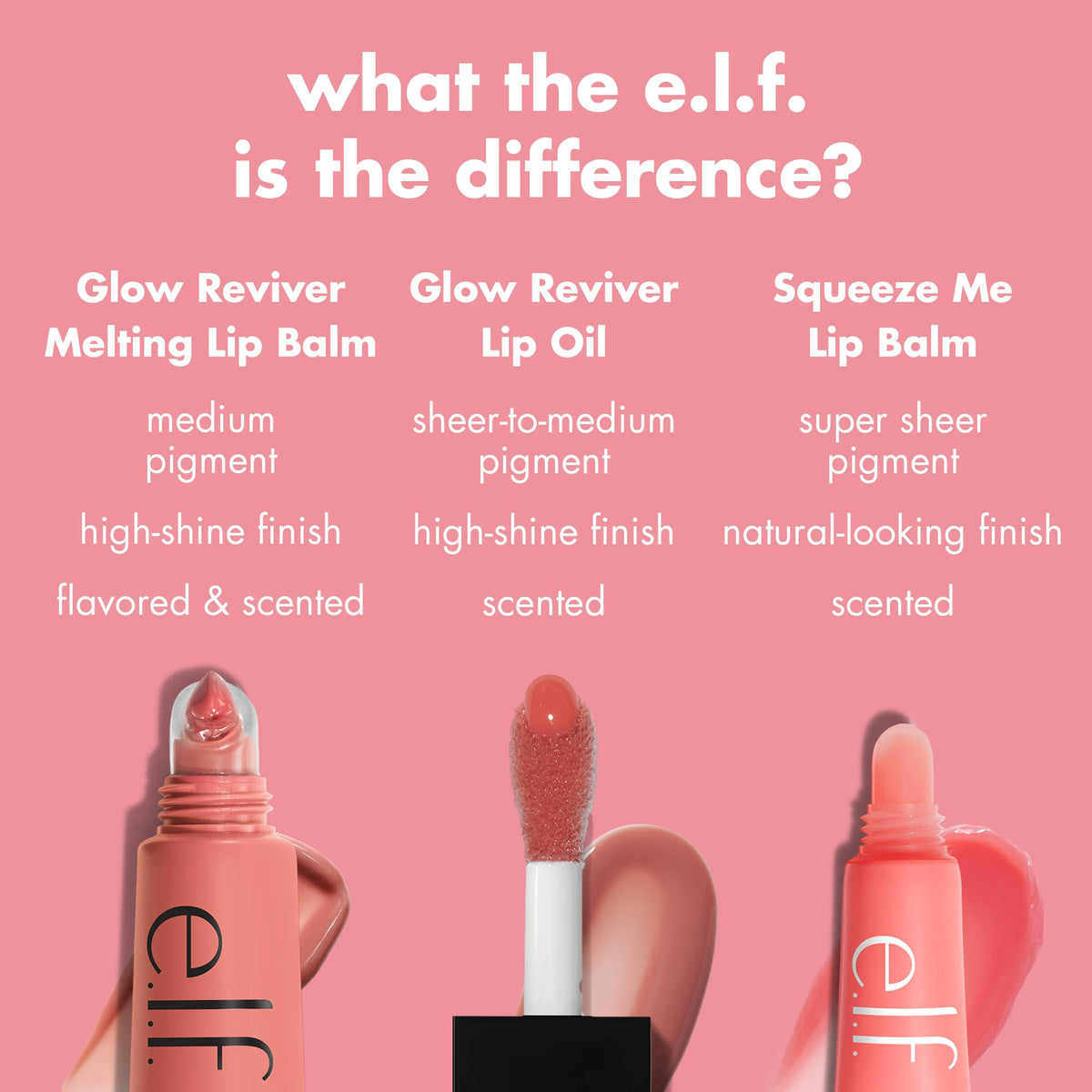 e.l.f. Glow Reviver Melting Lip Balm, Tinted, Strawberry Shortcake e.l.f.